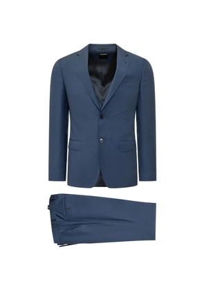 Zegna button-up wool suit - Blue