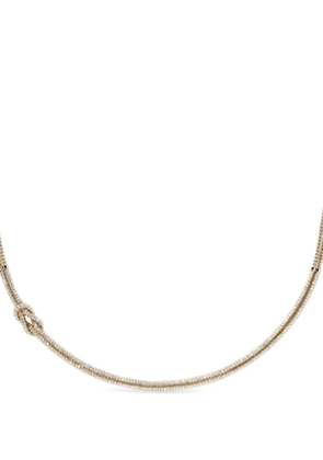 John Hardy 14K yellow gold Love Knot diamond necklace