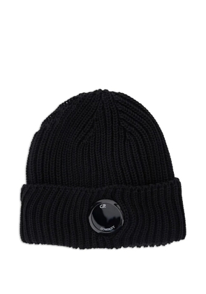C.P. Company ribbed beanie hat - Black