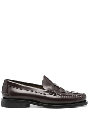 Hereu Nombela interwoven leather loafers - Brown
