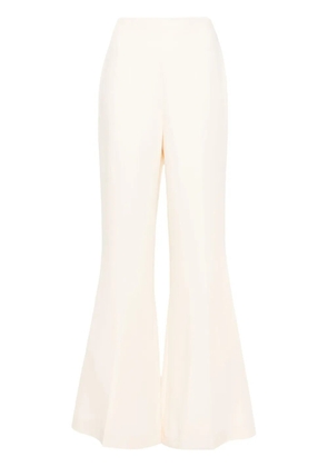 TWINSET pressed-crease flared trousers - Neutrals