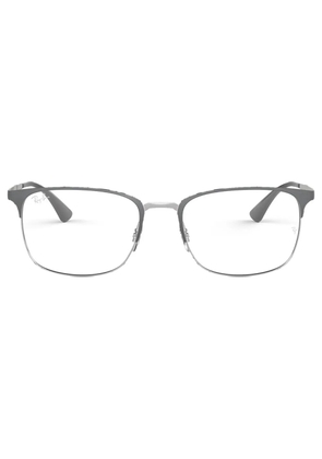 Ray-Ban rectangle-frame glasses - White