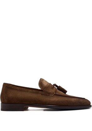 Magnanni tassel suede loafers - Brown
