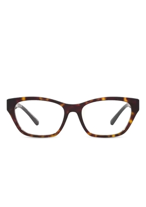 Emporio Armani chain-detail glasses - Brown