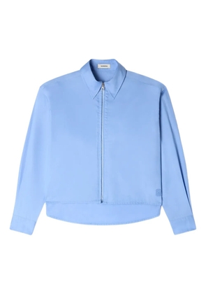 SANDRO zipped shirt - Blue