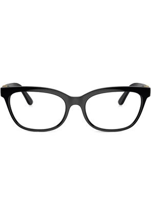 Dolce & Gabbana Eyewear DG-plaque glasses - Black