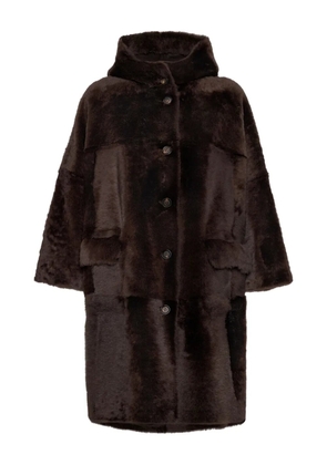 Brunello Cucinelli fur coat - Brown