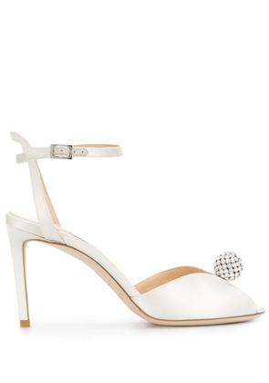 Jimmy Choo Sacora 85mm sandals - White