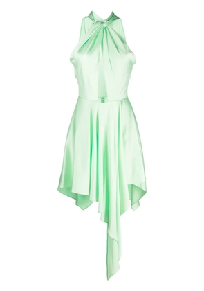 Stella McCartney asymmetric halterneck dress - Green