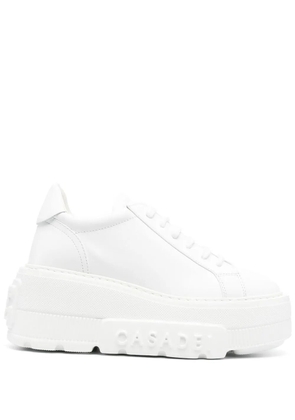 Casadei chunky sole leather sneakers - White