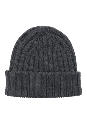 ASPESI ribbed-knit beanie - Grey