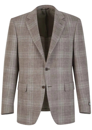 Canali checked blazer - Neutrals
