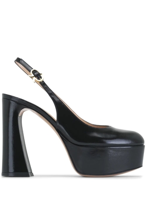 Gianvito Rossi 120mm Bessie leather sandals - Black