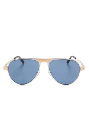 Cartier Eyewear pilot-frame sunglasses - Silver