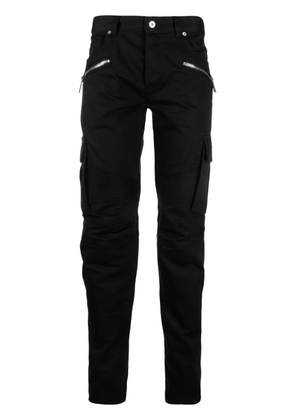 Balmain zip-detail skinny-leg trousers - Black