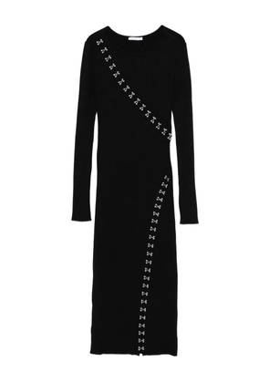 Patrizia Pepe knitted midi dress - Black