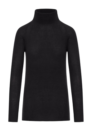 Roberto Collina ribbed turtleneck cashmere sweater - Black