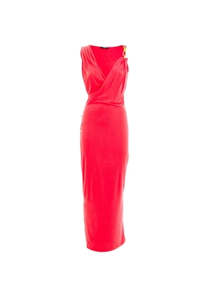Balmain crepe maxi dress - Pink