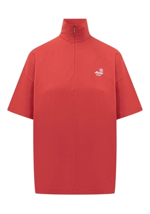 MSGM half-zip T-shirt - Red