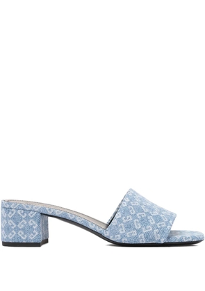 Givenchy 55mm 4G denim sandals - Blue