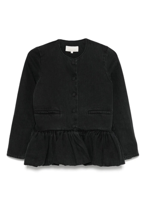 LIBEROWE denim peplum jacket - Black