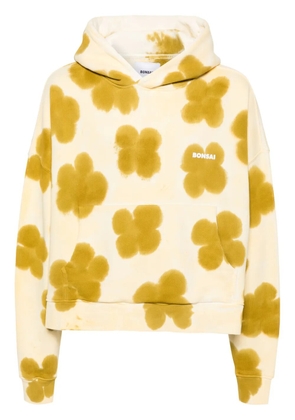 Bonsai logo-print hoodie - Neutrals