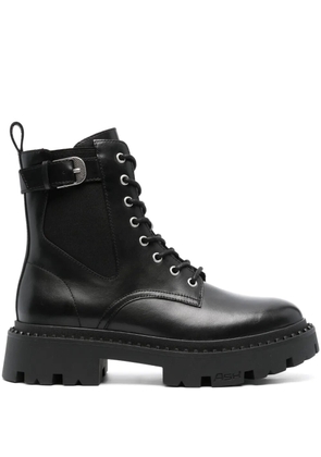 Ash 40mm lace-up leather boots - Black