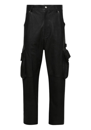 1989 STUDIO Intreccio cargo trousers - Black