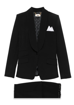 Elisabetta Franchi shawl-collar single-breasted suit - Black