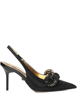 Kurt Geiger London chain embellished heeled pumps - Black