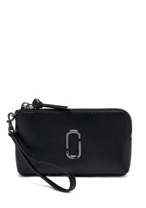 Marc Jacobs The Snapshot leather zip wristlet - Black