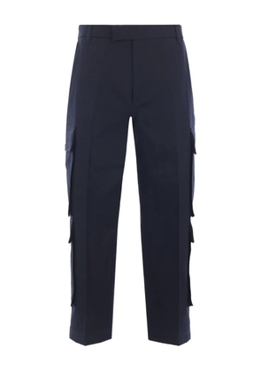 Thom Browne multi-pocket cotton trousers - Blue