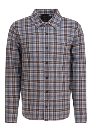Vince check-pocket shirt - Grey