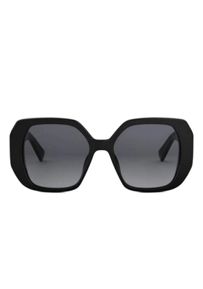 Bvlgari geometric-frame sunglasses - Black