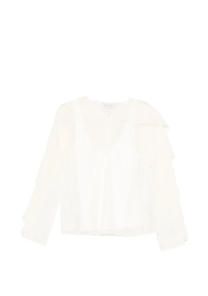 Forte Forte ruffled blouse - Neutrals
