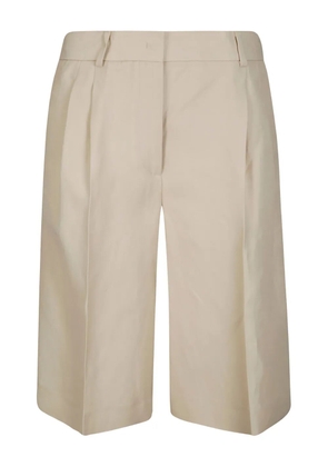 Alberto Biani pressed-crease shorts - Neutrals