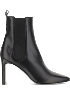 Sartore 90mm Kaliope elastic-panel leather boots - Black