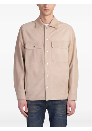 Salvatore Santoro leather jacket - Neutrals
