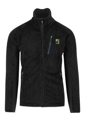 KARPOS textured zip-up sweatshirt - Black