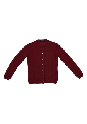 LA ROSE button-front cashmere cardigan - Red