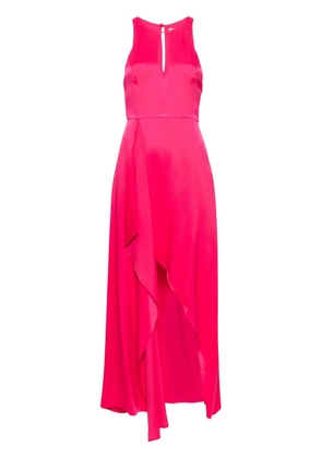 TWINSET asymmetric satin dress - Pink