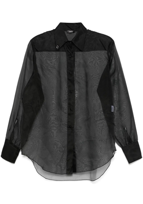 Oséree Organdie shirt - Black