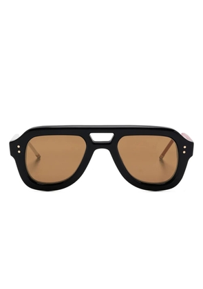 Thom Browne Eyewear pilot-frame sunglasses - Blue