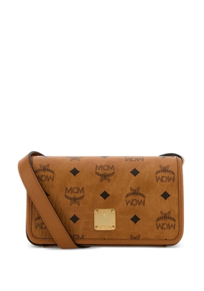 MCM Aren Visetos cross body bag - Brown