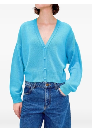 Odeeh V-neck button cardigan - Blue