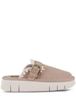 Mou leather slippers - Neutrals