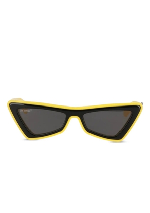 Off-White Eyewear geometric-frame sunglasses - Yellow