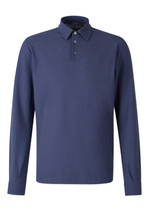 Zanone cotton polo shirt - Blue
