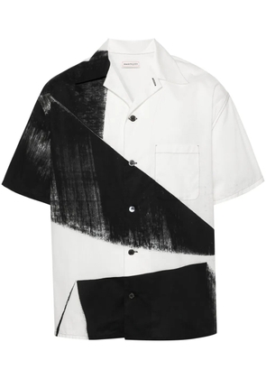 Alexander McQueen colourblock shirt - Black