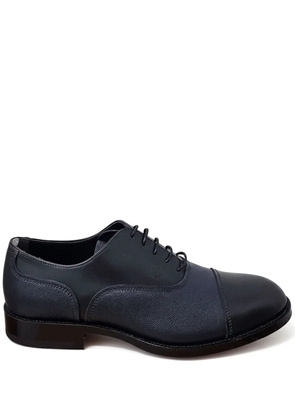 Tod's cap-toe leather Oxford shoes - Blue